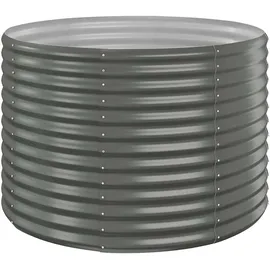 vidaXL Hochbeet 100 x 100 x 68 cm Grau