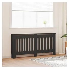 vidaXL Heizkörperabdeckung 2 Stk Schwarz 172 x 19 x 81,5 cm