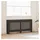vidaXL Heizkörperabdeckung 2 Stk Schwarz 172 x 19 x 81,5 cm