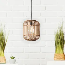 Brilliant Woodrow 1-flg. 21,5 cm Rattan braun