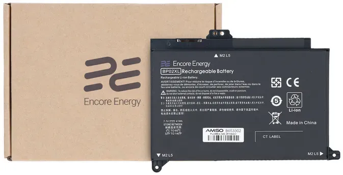 Neuer Encore Energy Akku für HP Pavilion 15-AU 15-AW 41Wh 7.7V 5150mAh BP02XL