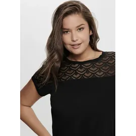ONLY CARMAKOMA Only Carflake S/s Mix Top Noos (15197908) black