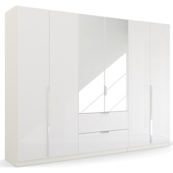 Drehtürenschrank RAUCH "Glamour by Quadra Spin", weiß (alpinweiß, hochglanz weiß), B:271cm H:210cm T:54cm, Holzwerkstoff, Schränke