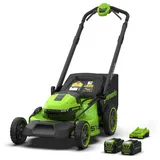 40V Akku Rasenmäher 51cm Radantrieb Greenworks LM5104S  + 2x 5Ah Akkus