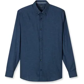 Olymp Hemd casual - regular fit - in Dunkelblau - XL