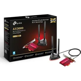 TP-Link Archer TX3000E WLAN Adapter PCIe x1 mit 2 Antennen