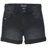 MINYMO Boy's Shorts Power Stretch Jeans, Grey Black, 152 - 152