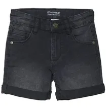 MINYMO Boy's Shorts Power Stretch Jeans, Grey Black, 152 - 152