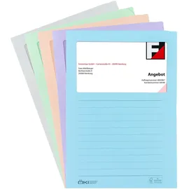 ÖKI Sichthüllen Ordo A4 Pastell 10 St.