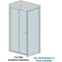 Doccia Frankfurt Seitenwand für Tür