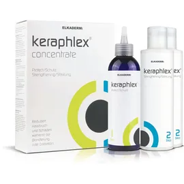 Elkaderm: Keraphlex Step 1 Schutz Concentrate 200 ml + Step 2 Stärkung Concentrate 2 x 200 ml