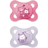 MAM Schnuller Original Pure Naturkautschuk, 0-6 Monate,