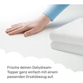 nivion Topper Cover Pure 140 x 200 cm