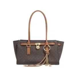 Michael Kors Sm Ew Shoulder Tote Shopper Kunstleder Braun