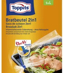 Toppits ® Aroma Bratbeutel 2in1 L 4008871207999 , 1 Packung = 5 Stück