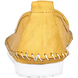 Andrea Conti Damen Slipper gelb, - weiß, Größe 41