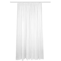 Heine HOMEbasics 41694 Store/Gardine 'FLAMIO', transparenter Fertigstore, Farbe: Weiß, Größe:225 x 300 cm