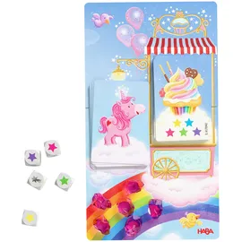HABA Einhorn Glitzerglück Magischer Würfelspaß Pink