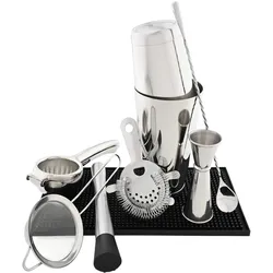 Cocktailset Tin in Tin 2 - Silber