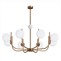 Maytoni Rendez-vous 0-flg. 103 cm gold, Glas, Metall