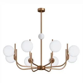 Maytoni Rendez-vous 0-flg. 103 cm gold, Glas, Metall