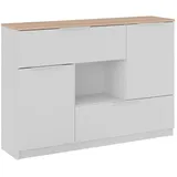 Vicco Betti 120 x 84 cm Weiß/Sonoma