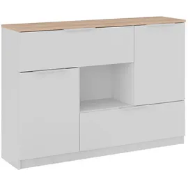 Vicco Betti 120 x 84 cm Weiß/Sonoma