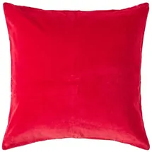 Homescapes Kissenbezug Homescapes 40 x 40 cm Rot