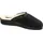 Fischer Markenschuh Andy Pantoffeln Schwarz/Grau 45