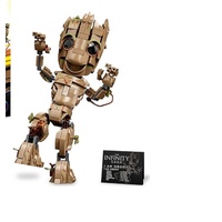 LEGO® Konstruktionsspielsteine Marvel Ich Bin Groot Spielzeug zum Bauen, Set mit Baby Groot-Figur, (Geschenk Weihnachten, Geburtstag, Frauen Männer)
