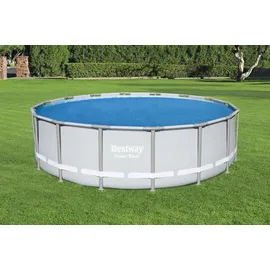 BESTWAY Solarabdeckung Flowclear Rund blau 462 cm