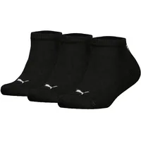 Puma Sneakersocken 3er Pack Schwarz 35-38