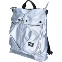 DYX Crossbody Backpack 2 in One silver