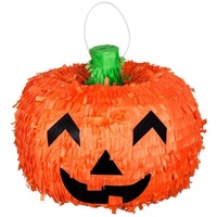 Boland Pinata Halloweenkürbis Piñata, Gibt Deiner Party ein schlagendes Argument: Figur zum Befüllen mit Süßigkeiten! orange