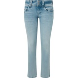 Pepe Jeans Slim-fit-Jeans PEPE JEANS »LW double Button«, Gr. 29 Länge 32, bl. powerfle, , 74096058-29 Länge 32