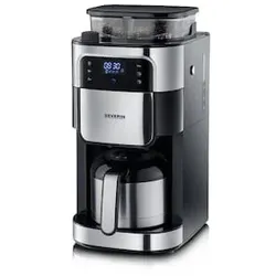 Severin KA 4814 Filterkaffeemaschine Edelstahl-Mahlwerk Thermo-Kanne