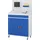 Rau Computerschrank Gummi/Polypropylen 61T B1100xT520xH1895mm enzianblau/lichtgrau mobil