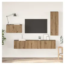 vidaXL Artisan-Eiche TV-Schrankset 30,5 x 30 x 90 cm Braun Holz