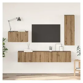 vidaXL Artisan-Eiche TV-Schrankset 30,5 x 30 x 90 cm Braun Holz
