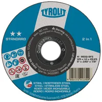 TYROLIT Trennscheibe STANDARD D125x1,6mm gerade Bohrung 22,23 mm