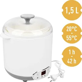 BROWIN Joghurtbereiter mit Thermostat, weiß,