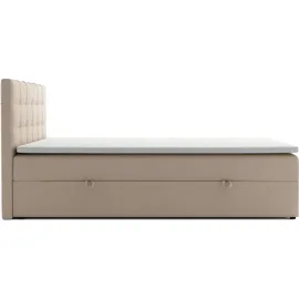 venasi Jessa Boxspringbett mit Bettkästen H2/H3 Matratze BEIGE - Beige