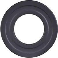 FireFix Rosette für Pelletofenrohr Stahl Ø 100 mm schwarz