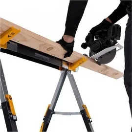 ToughBuilt Konstruktionsböcke Holz/Stahl orange 1 x Paar 1180 kg