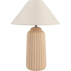 Tischleuchte NURIA Keramik Sandbeige