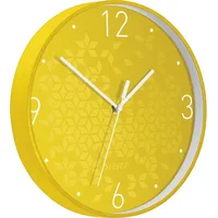 Leitz Uhr Wanduhr Wow Kunststoff 29cm gelb gelb