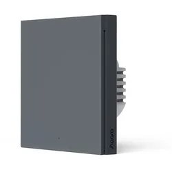 Aqara Smart Wall Switch H1With Neutral, Single Rocker grau - HomeKit