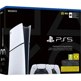 Sony PlayStation 5 Slim Digital Edition + 2. DualSense Wireless-Controller
