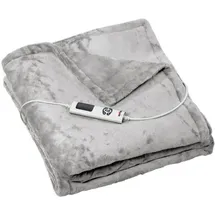 Grafner Heizdecke 180 x 130 cm Grau/Silber