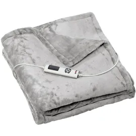 Grafner Heizdecke 180 x 130 cm Grau/Silber
